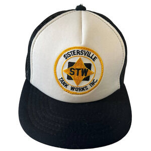 Sisterville Tank Works Inc Vintage Snapback Mesh Sponge Baseball Hat Cap
